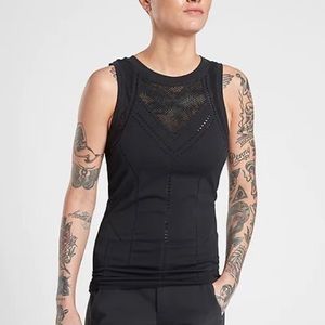 New Athleta Black “Oxygen” Tank, Sleeveless Top XS